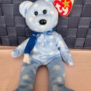 Vintage TY Beanie Baby 1999 Holiday Teddy (discontinued)